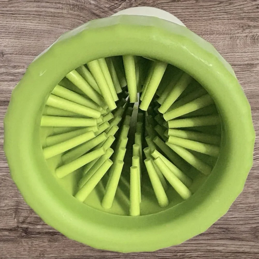 Dog Paw Cleaner Washer Pet Foot Wash Cup for Small Dogs Portable Paw Cup GREEN